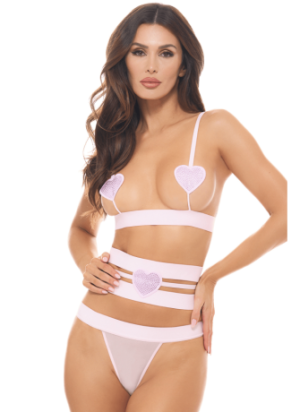 Ensemble 3 pièces rose pastel - REN53051-FTRL